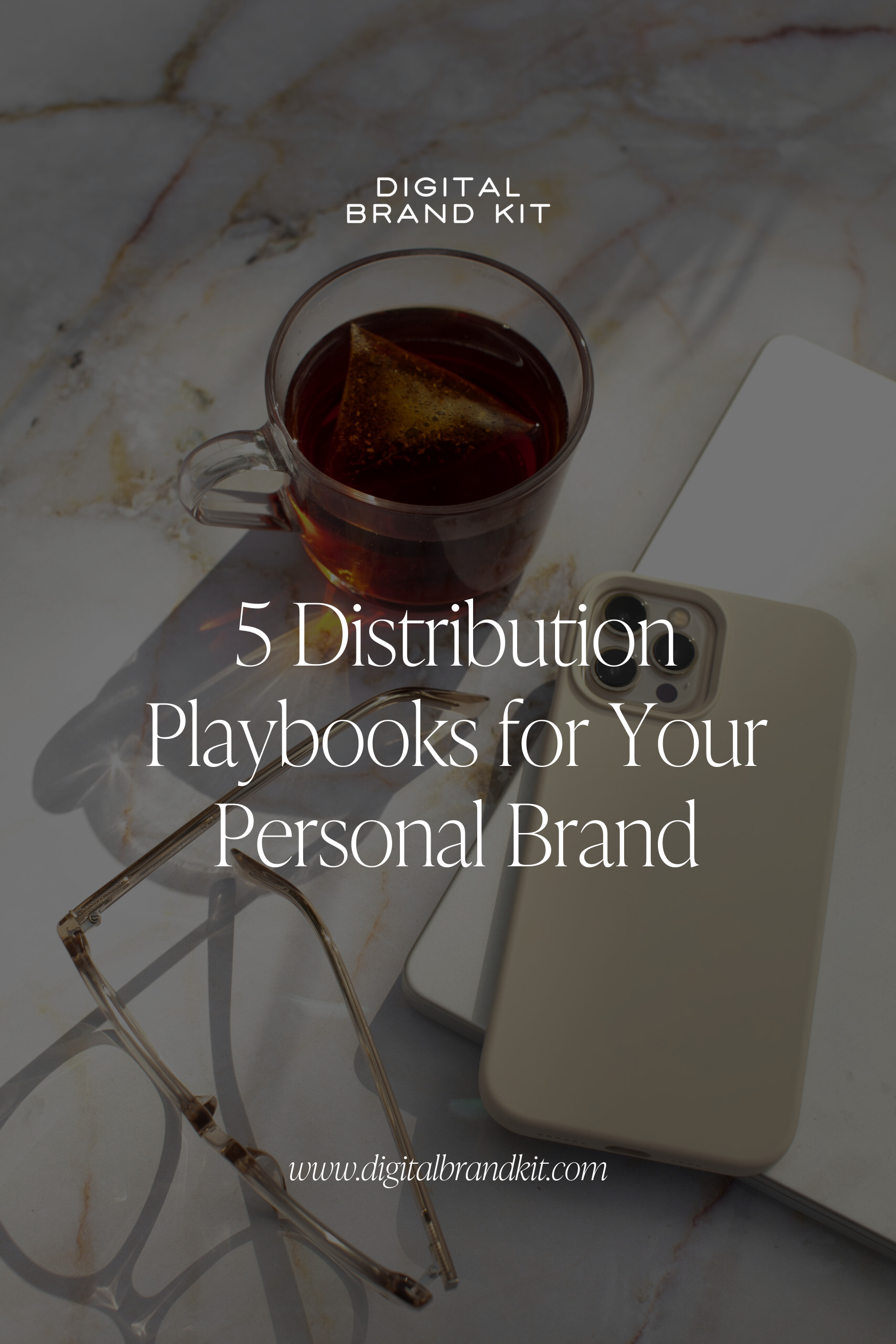 5 distribution playbooks with coffee and glasses 