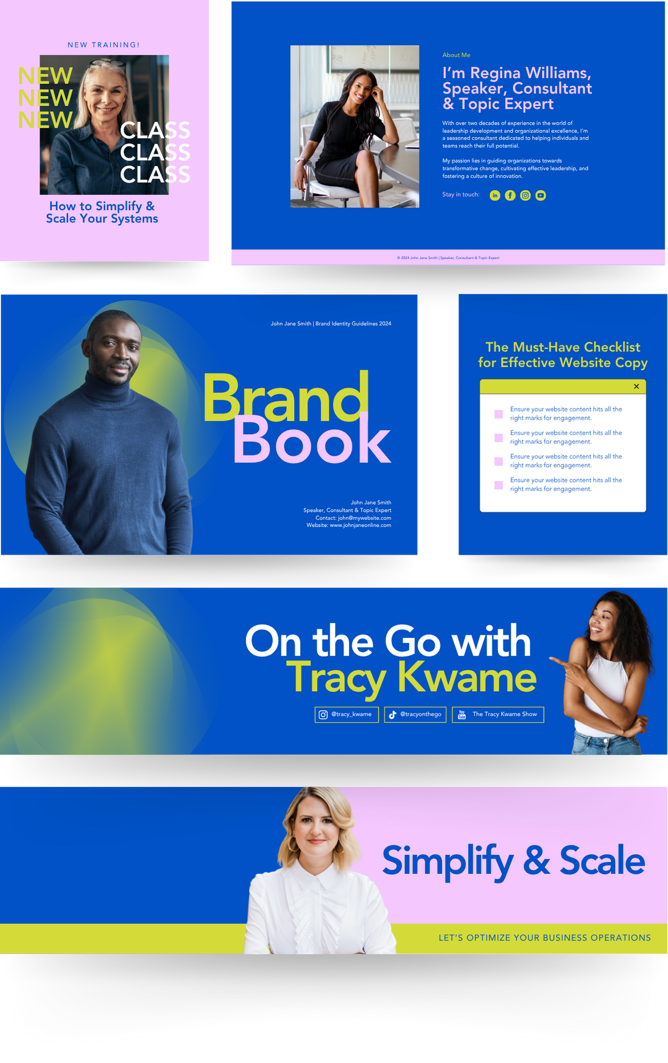 Dream & Delight - Color Palette IG Story Electric Blue